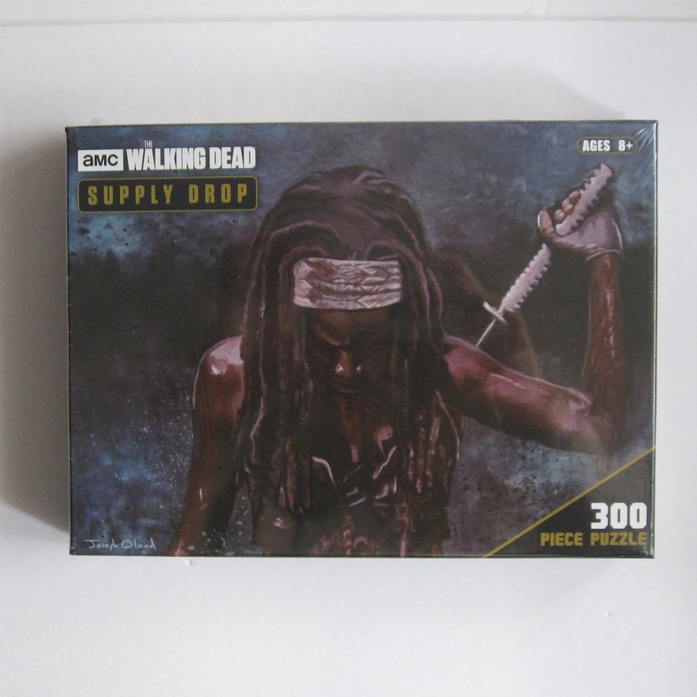 Michonne Jigsaw Puzzle TWD Walking Dead Katana 300p SEALED Supply Drop Exclusive